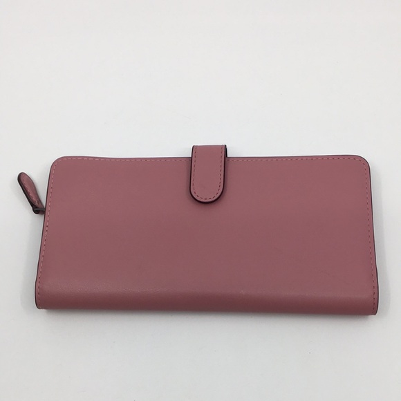 Coach Skinny Wallet in Smooth Glovetanned Leather Dusty Rose Style 58586 - Picture 8 of 16